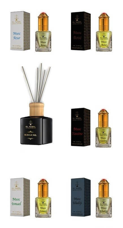 Männerset - 5x 5ml Roll On + 1x 150ml Raumduft (Fresh & Maskulin)