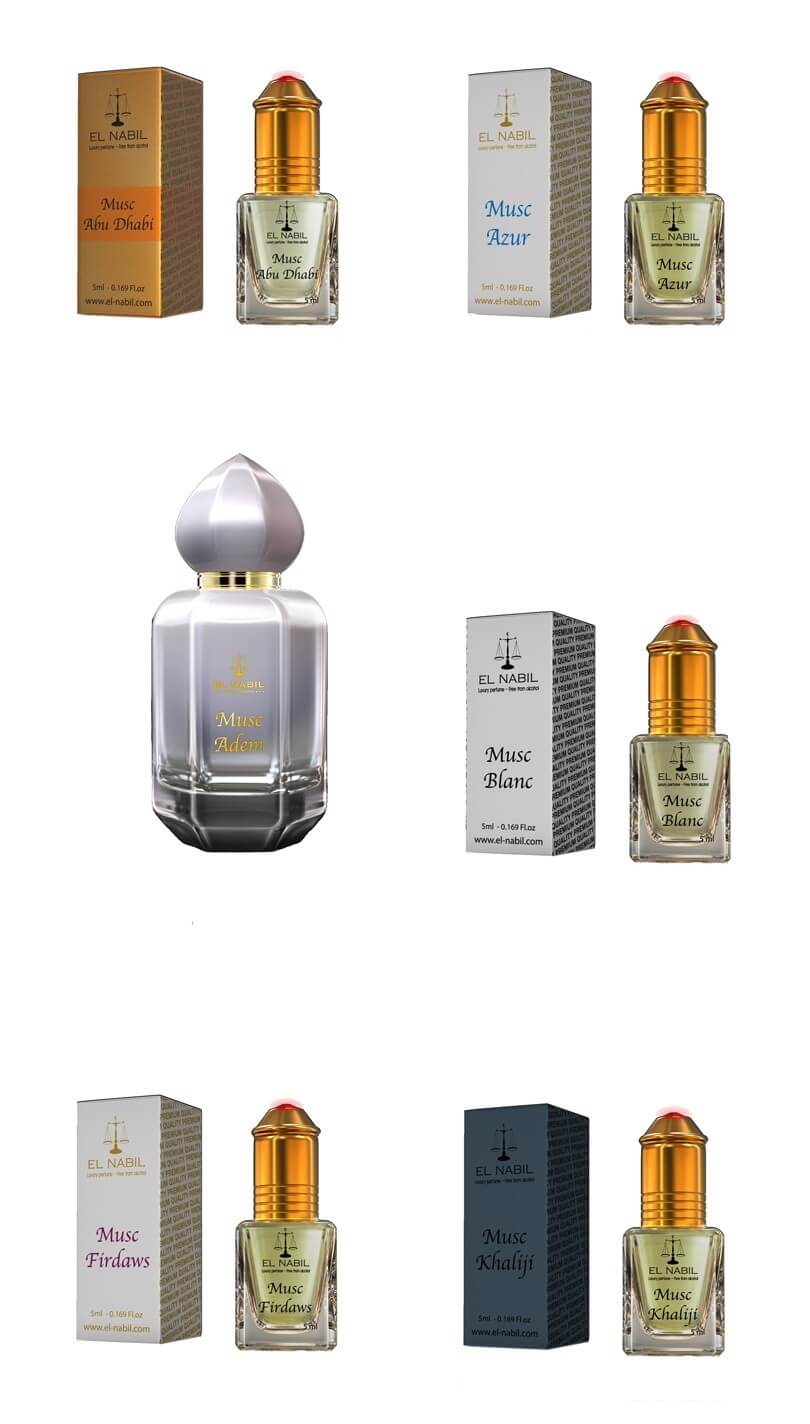 Männerset - 5x 5ml Roll On + 1x 50ml Parfüm (Sportlich)