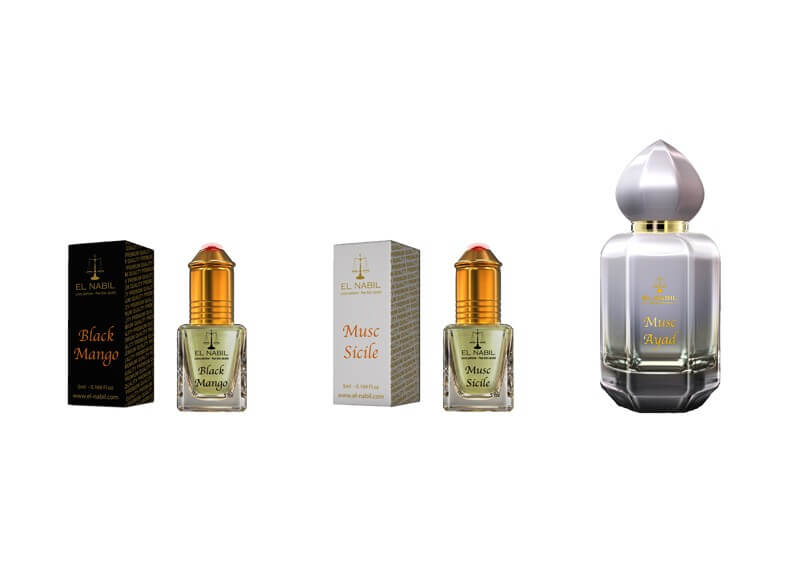 Männerset - 2x 5ml Roll On + 1x 50ml Parfüm (Fruchtig)