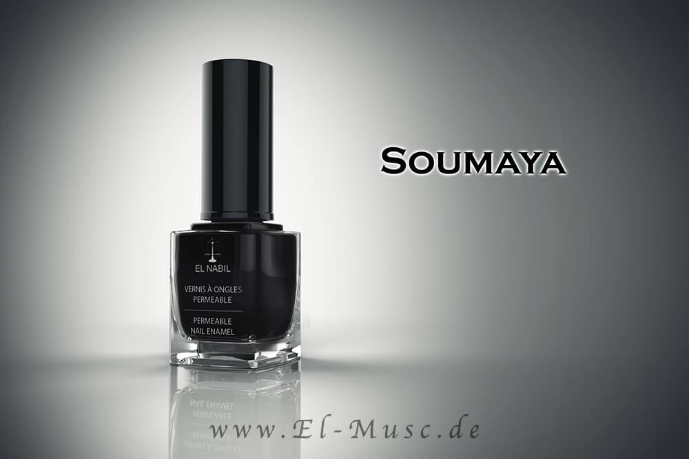 Nagellack Soumaya Schwarz 13ml - El-Nabil