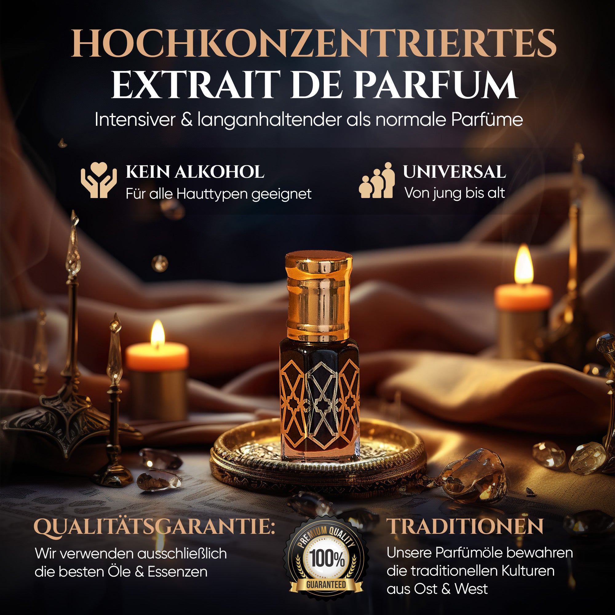 Schwarzer Moschus 6ml Parfümöl - Black Musk Misk