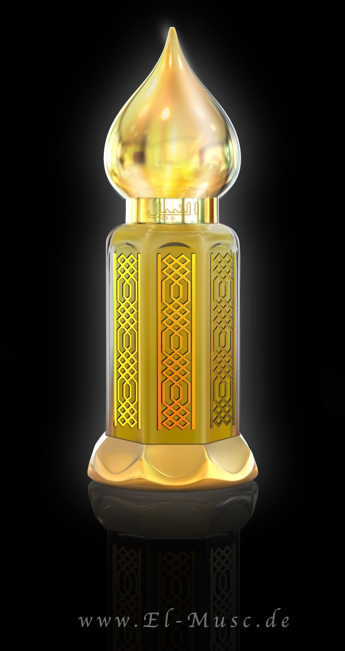 Royal Gold absolutes Parfüm Öl 100% 12ml - El-Nabil