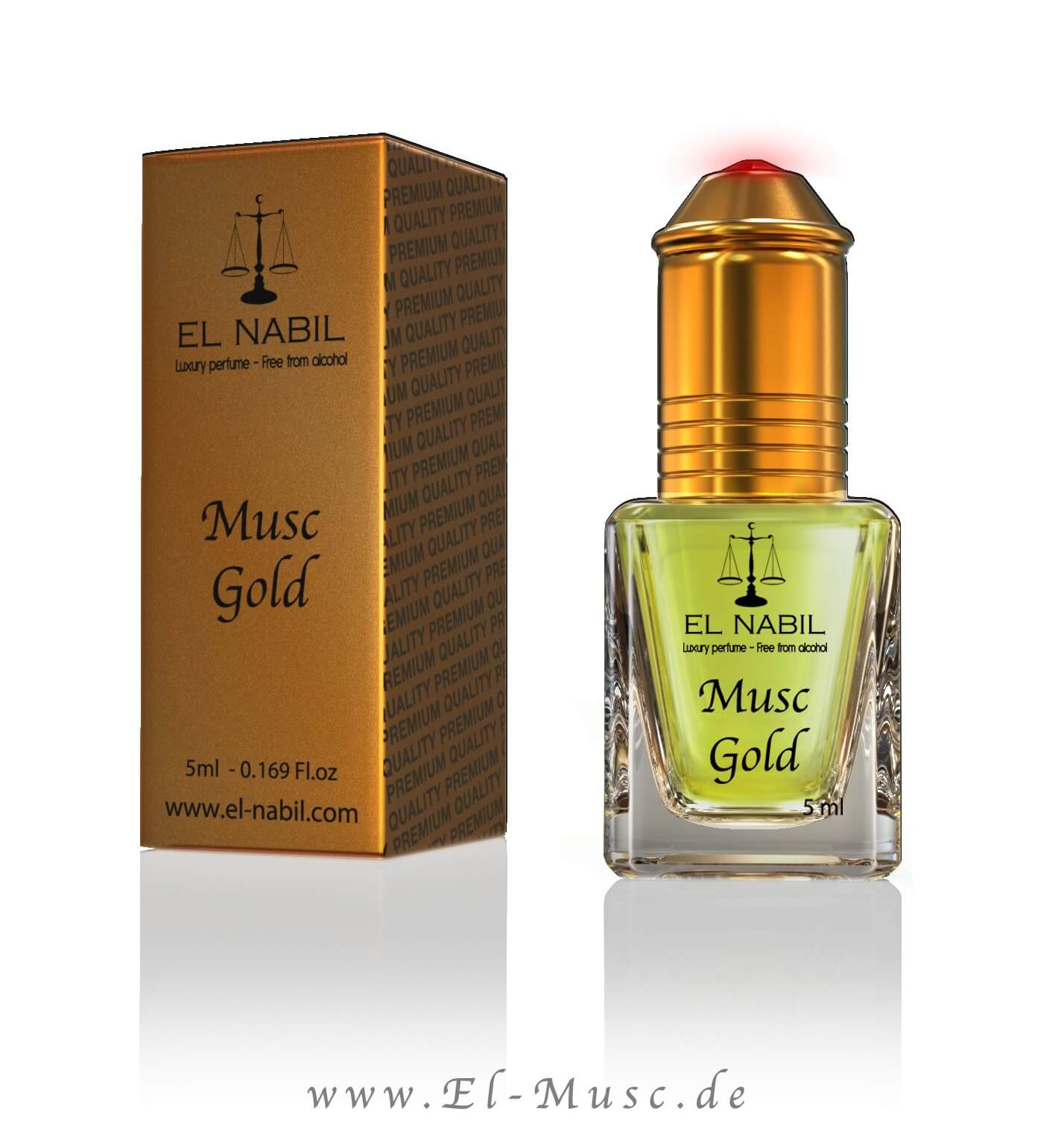 Musc Gold 5ml Parfüm - El-Nabil