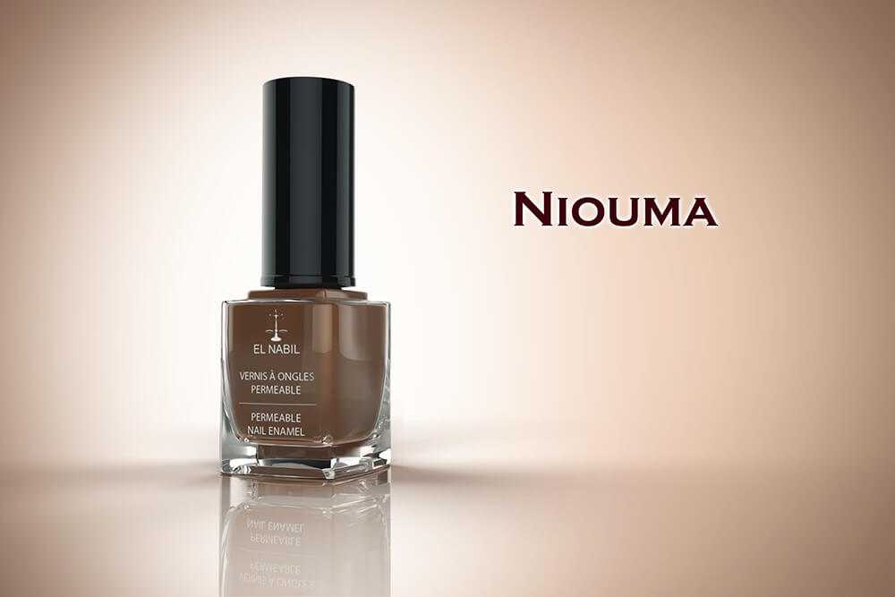Nagellack Niouma Braun 13ml - El-Nabil