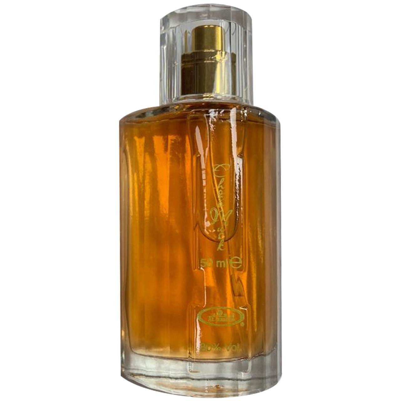 Choco Musk 50ml Eau de Parfum Spray - Al Rehab in eleganter Flasche mit goldenen Akzenten.