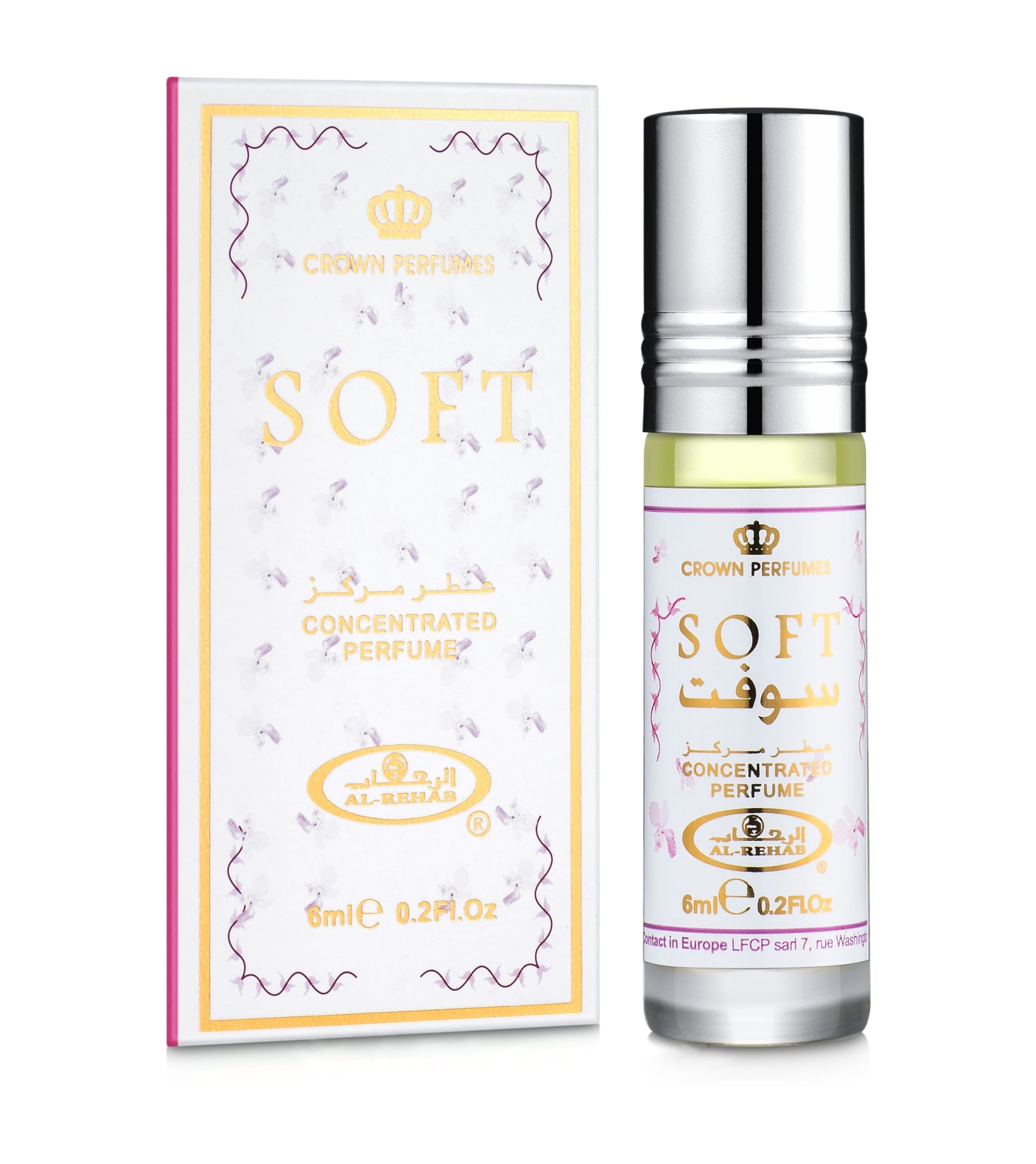 Soft 6ml Parfümöl - Al Rehab Misk in elegantem Flakon und ansprechender Verpackung