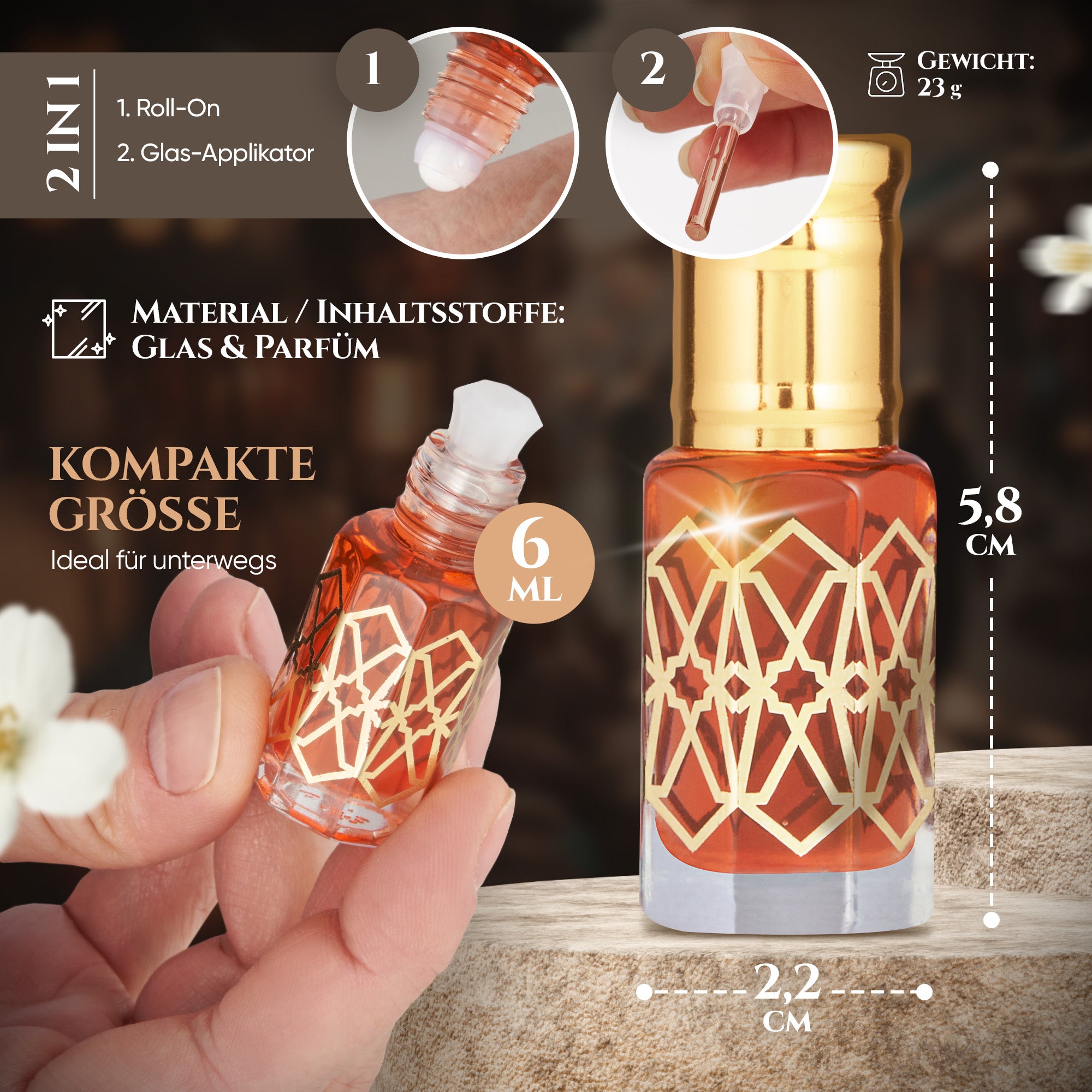 Lamsat Harir 6ml Parfümöl - Musk Misk