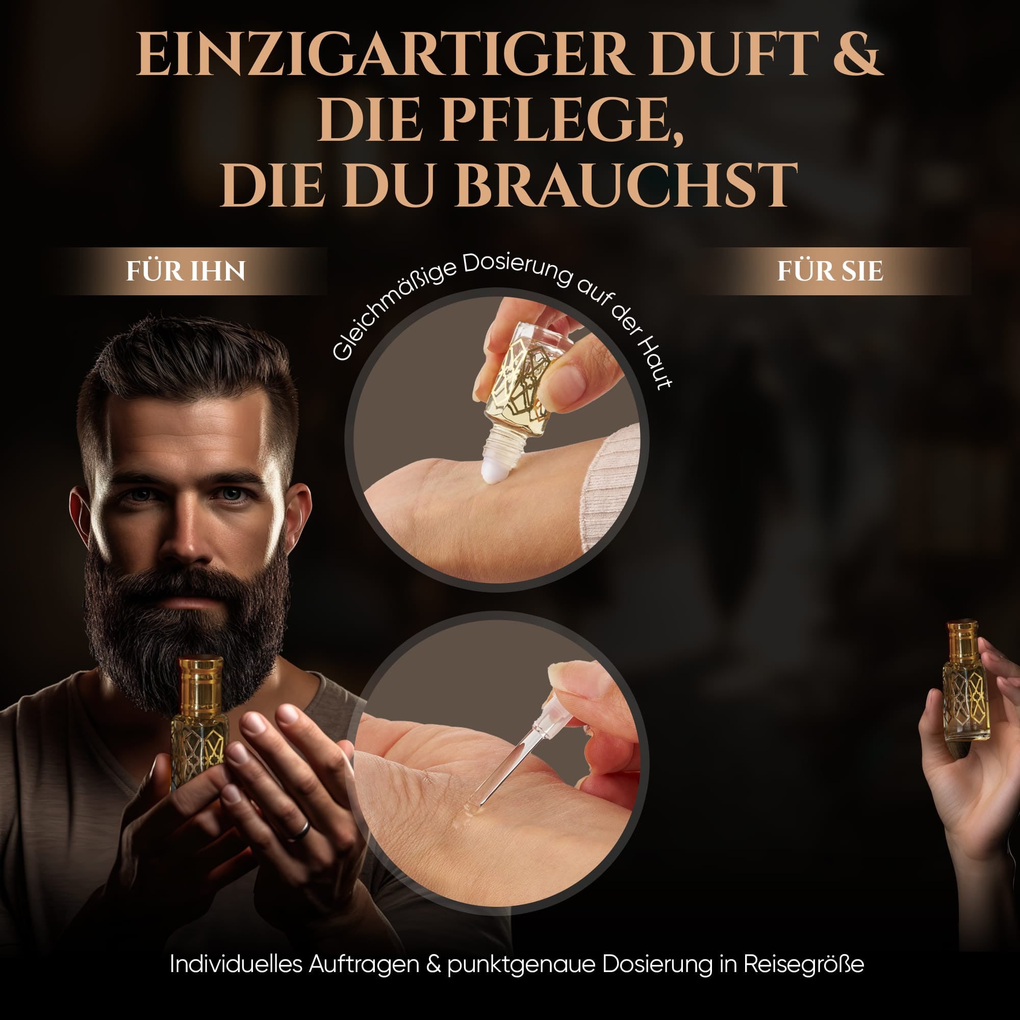 Musc Invi X. Male 6ml Parfümöl - Misk Musk: einzigartiger Duft und Pflege für ihn und sie.