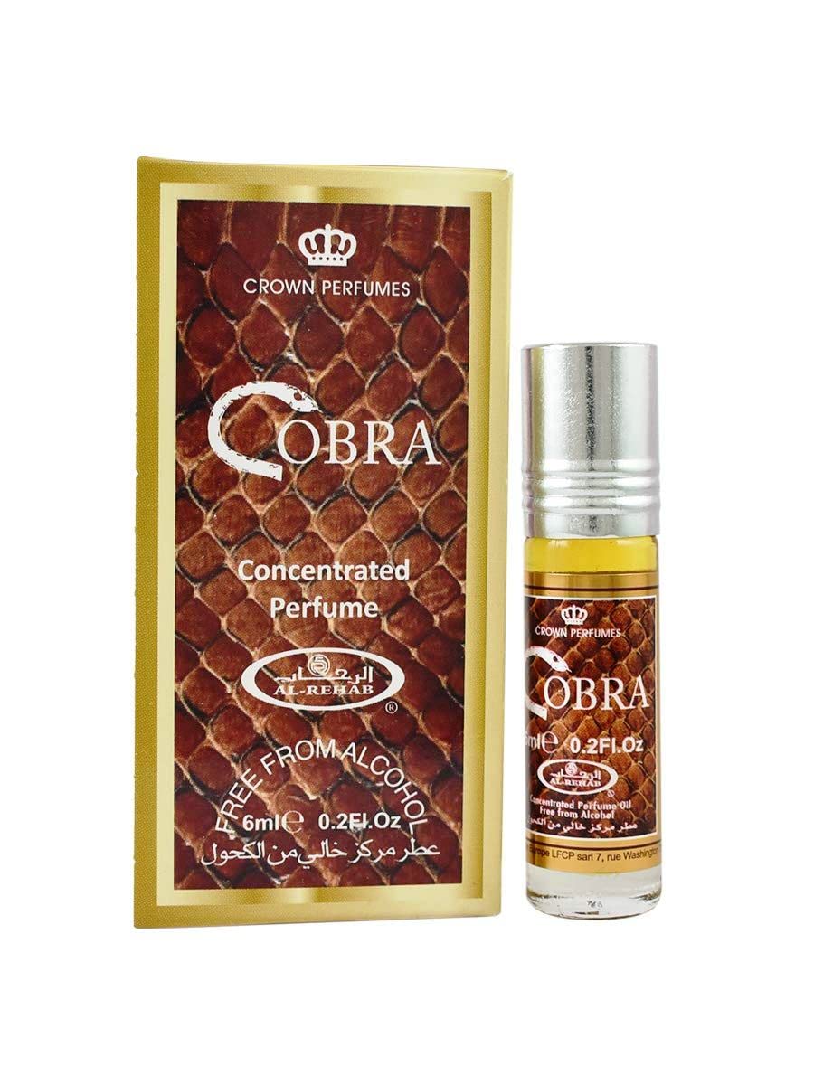 Cobra 6ml Parfümöl - Al Rehab Misk in einer eleganten Flasche und Verpackung, alkoholfrei.