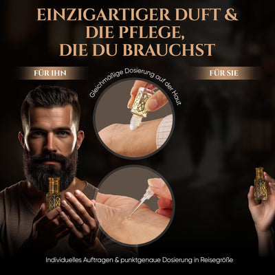 Einzigartiger Duft & die Pflege, die du brauchst mit Bouquet de Fleur 6ml Parfümöl - Misk Musk für ihn und für sie.