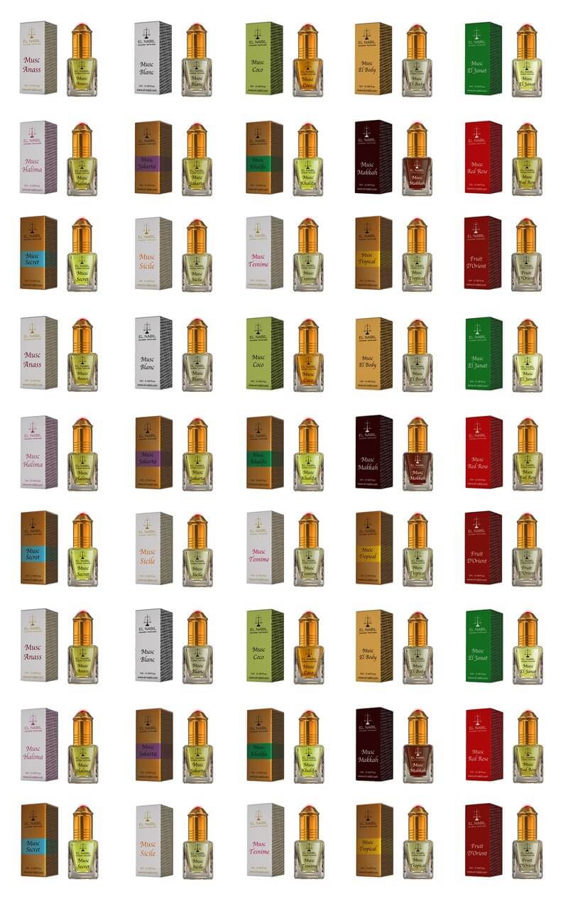 Frauenset - 50x 5ml Roll On - Komplettset mit allen Frauendüften