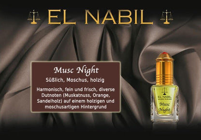 Musc Night  5ml Parfüm - El-Nabil