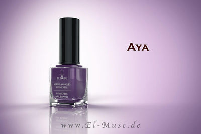Nagellack Aya Lila 13ml - El-Nabil in lila mit patentierter Technologie.