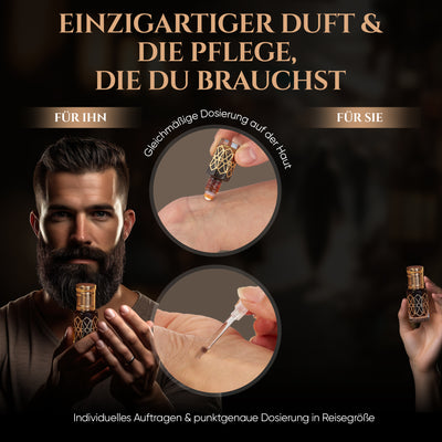 Schwarzer Moschus 6ml Parfümöl - Black Musk Misk für ihn und für sie in ansprechender Präsentation