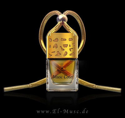 Musc Coco 6ml Autoduft - El-Nabil in eleganter Verpackung mit goldener Kappe und dezentem Flakon-Design.