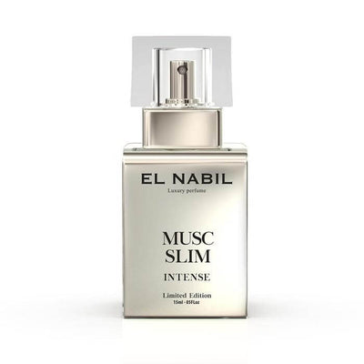 Musc Slim 15ml INTENSE Eau de Parfum Spray - El-Nabil in eleganter Flasche, Limited Edition.