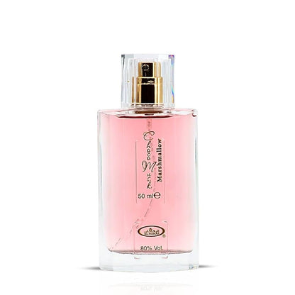 Choco Musk Marshmallow 50ml Eau de Parfum Spray - Al Rehab in einem eleganten Glasflakon.