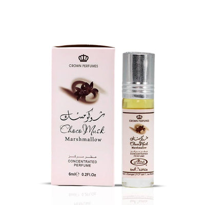 Choco Musk Marshmallow 6ml Parfümöl - Al Rehab Misk in einer eleganten Verpackung.