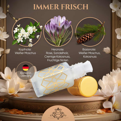 Musk Tahara Coco Parfümöl - Misk Musk Perfume Oil Duft Parfum Roll-On Parfumöl Scent Concentrated Perfume Oil
