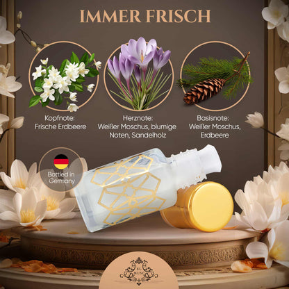 Musk Tahara Strawberry Parfümöl - Misk Musk Perfume Oil Duft Parfum Roll-On Parfumöl Scent Concentrated Perfume Oil